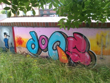Graffiti Wall - Photo by DerKoeter - dq, doqs, harz