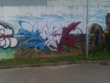 Graffiti Wall - Photo by DerKoeter - magdeburg