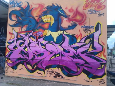 Graffiti Wall - Photo by DerKoeter - asem, meetingofstyles, mos2015