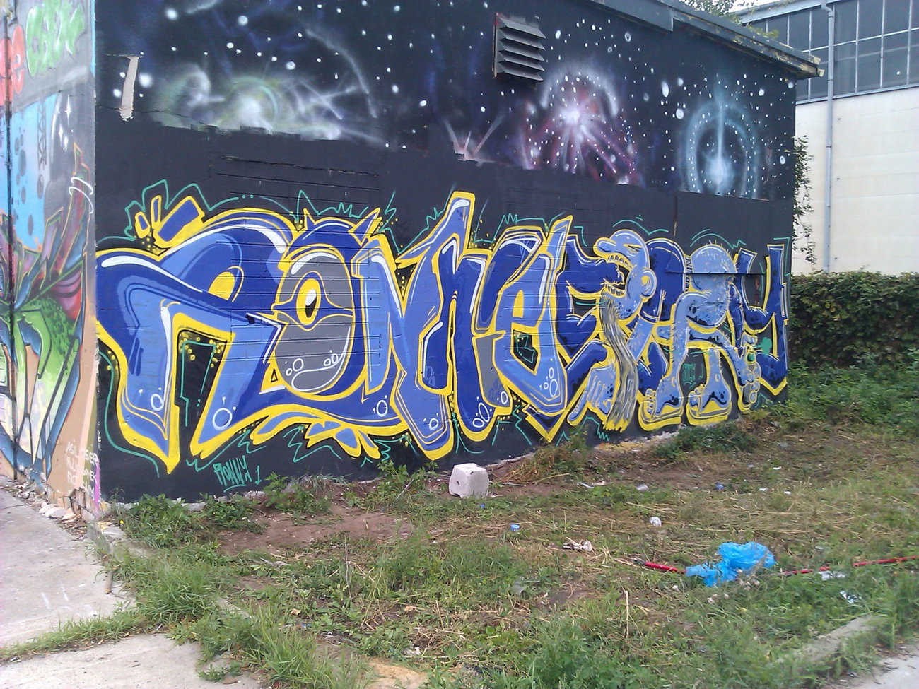 Graffiti Wall - Photo by DerKoeter - ronnie, spray, meetingofstyles (2015)