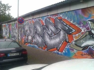 Graffiti Wall - Photo by DerKoeter - magdeburg, legal