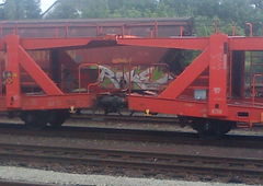Graffiti Train - Photo by DerKoeter - cargo, helmstedt, roke