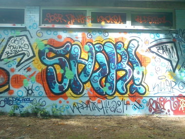 Graffiti Wall - Photo by DerKoeter - shik, haupthall, vatertag (2014)