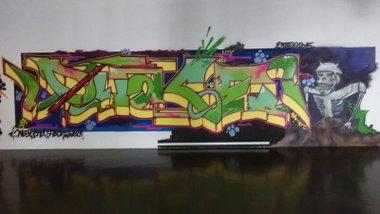 Graffiti Wall - Photo by DerKoeter - bielefeld, legal (2015)