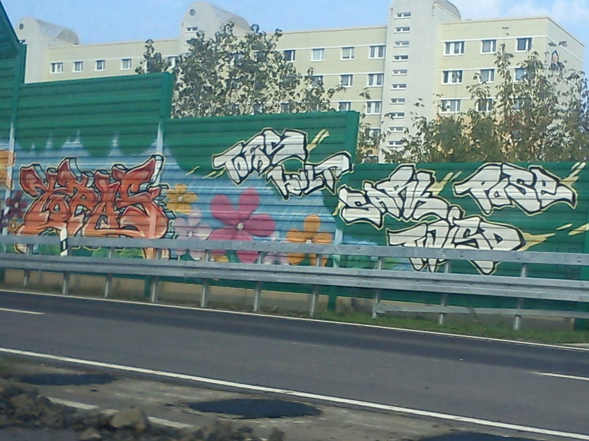 Graffiti Bombing - Photo by DerKoeter - topas, kult, sark