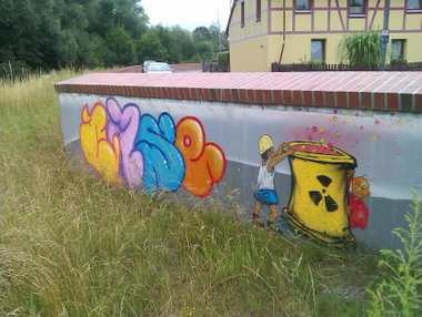 Graffiti Wall - Photo by DerKoeter - case, harz, dq