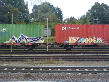 Graffiti Wall - Photo by DerKoeter - cargo, helmstedt, nord