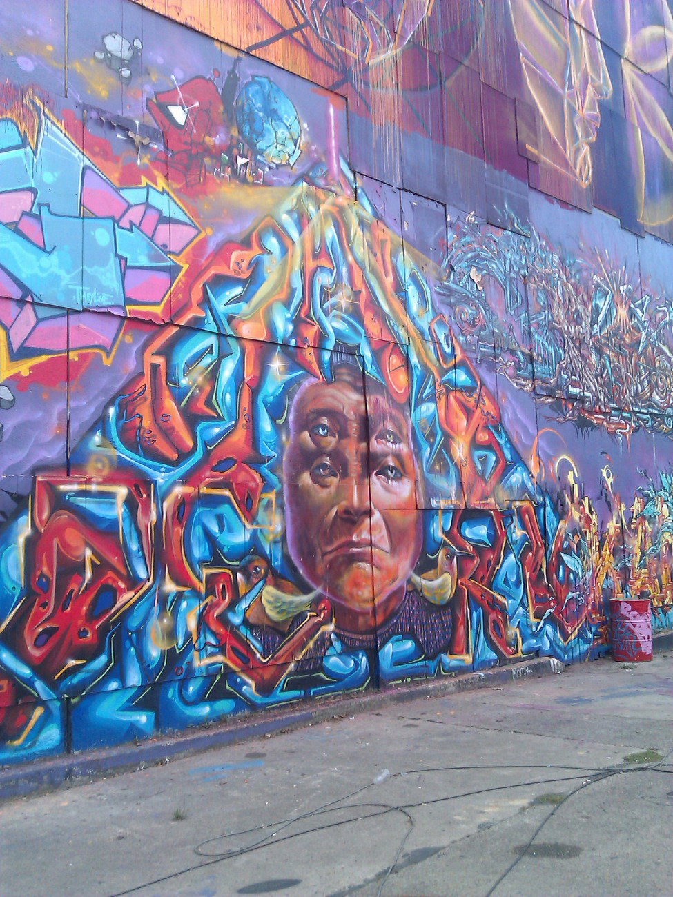 Graffiti Wall - Photo by DerKoeter - meetingofstyles, mos2015, magdeburg (2015)