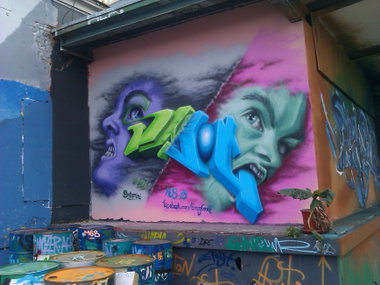 Graffiti Wall - Photo by DerKoeter - smog, meetingofstyles, mos2015 (2015)