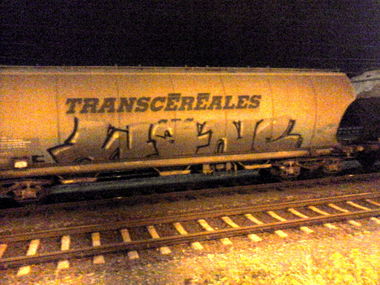 Graffiti Train - Photo by DerKoeter - wane, helmstedt, cargo