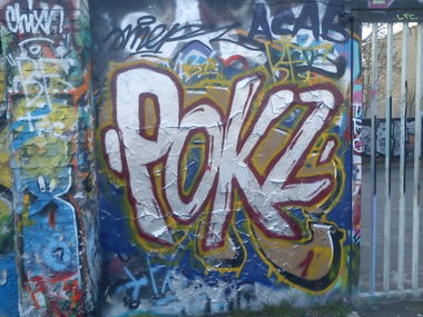Graffiti Wall - Photo by DerKoeter - pokz, poks, pokzer (2014)
