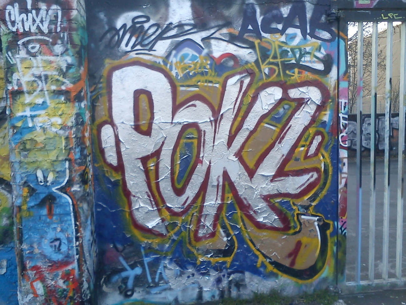 Graffiti Wall - Photo by DerKoeter - pokz, poks, pokzer (2014)