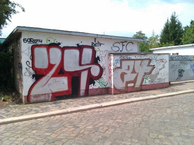 Graffiti Wall - Photo by DerKoeter - 24, 24er, magdeburg