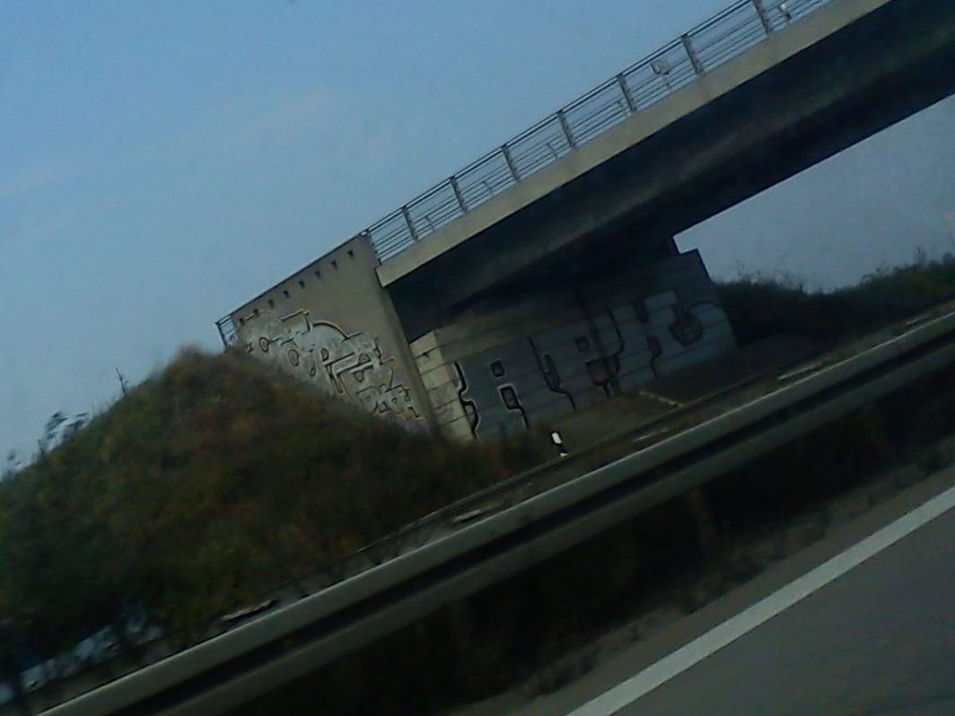 Graffiti Bombing - Photo by DerKoeter - capz, caps, oo