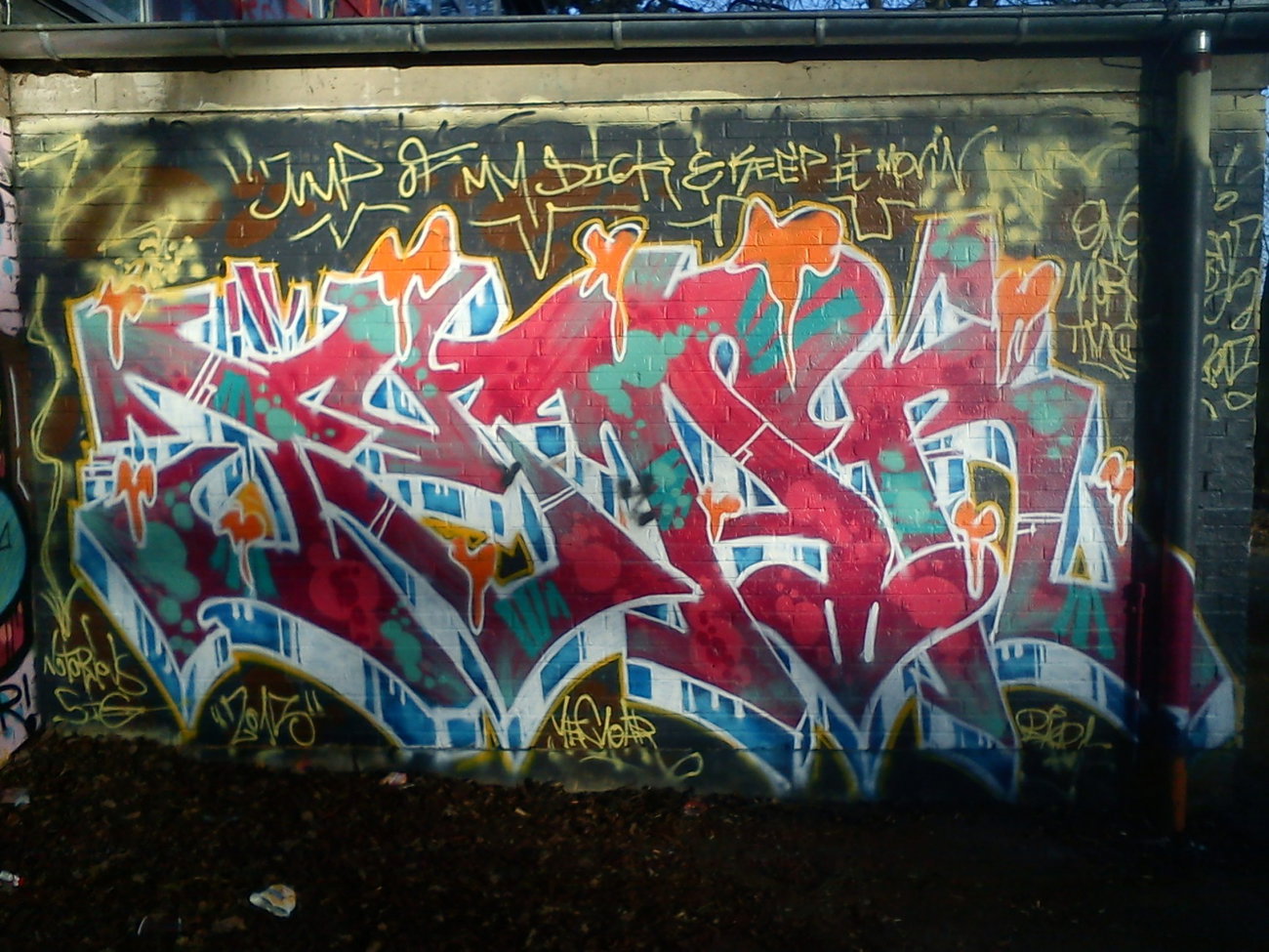 Graffiti Wall - Photo by DerKoeter - fear, haupthall, schöningen (2015)