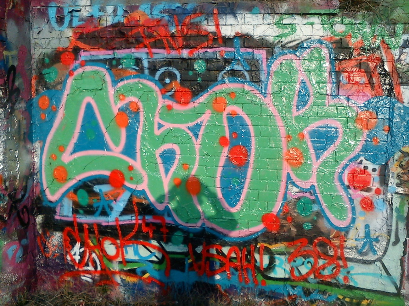 Graffiti Wall - Photo by DerKoeter - chok, braunschweig, legal (2014)