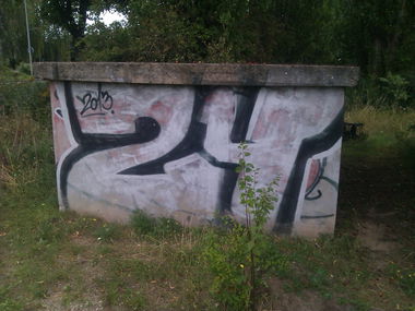 Graffiti Bombing - Photo by DerKoeter - 24, 24er, magdeburg (2013)