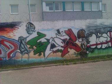 Graffiti Wall - Photo by DerKoeter - smoir, magdeburg