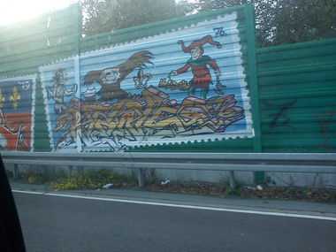 Graffiti Bombing - Photo by DerKoeter - magdeburg