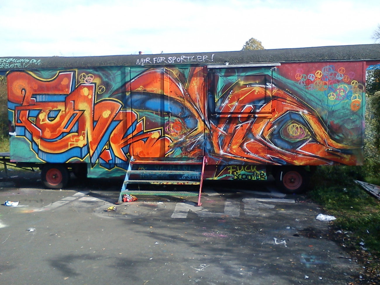 Graffiti Wall - Photo by DerKoeter - fonk, meise, wolfenbüttel