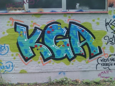 Graffiti Wall - Photo by DerKoeter - kga, haupthall, schöningen (2015)