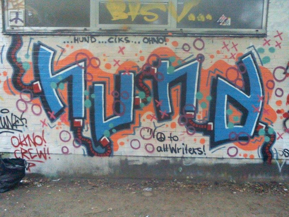 Graffiti Wall - Photo by DerKoeter - hund, haupthall, schöningen (2014)
