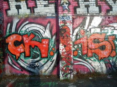 Graffiti Wall - Photo by DerKoeter - ckis, ciks, braunschweig (2014)