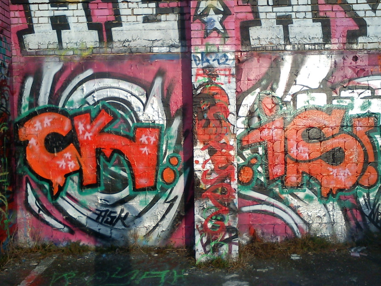 Graffiti Wall - Photo by DerKoeter - ckis, ciks, braunschweig (2014)