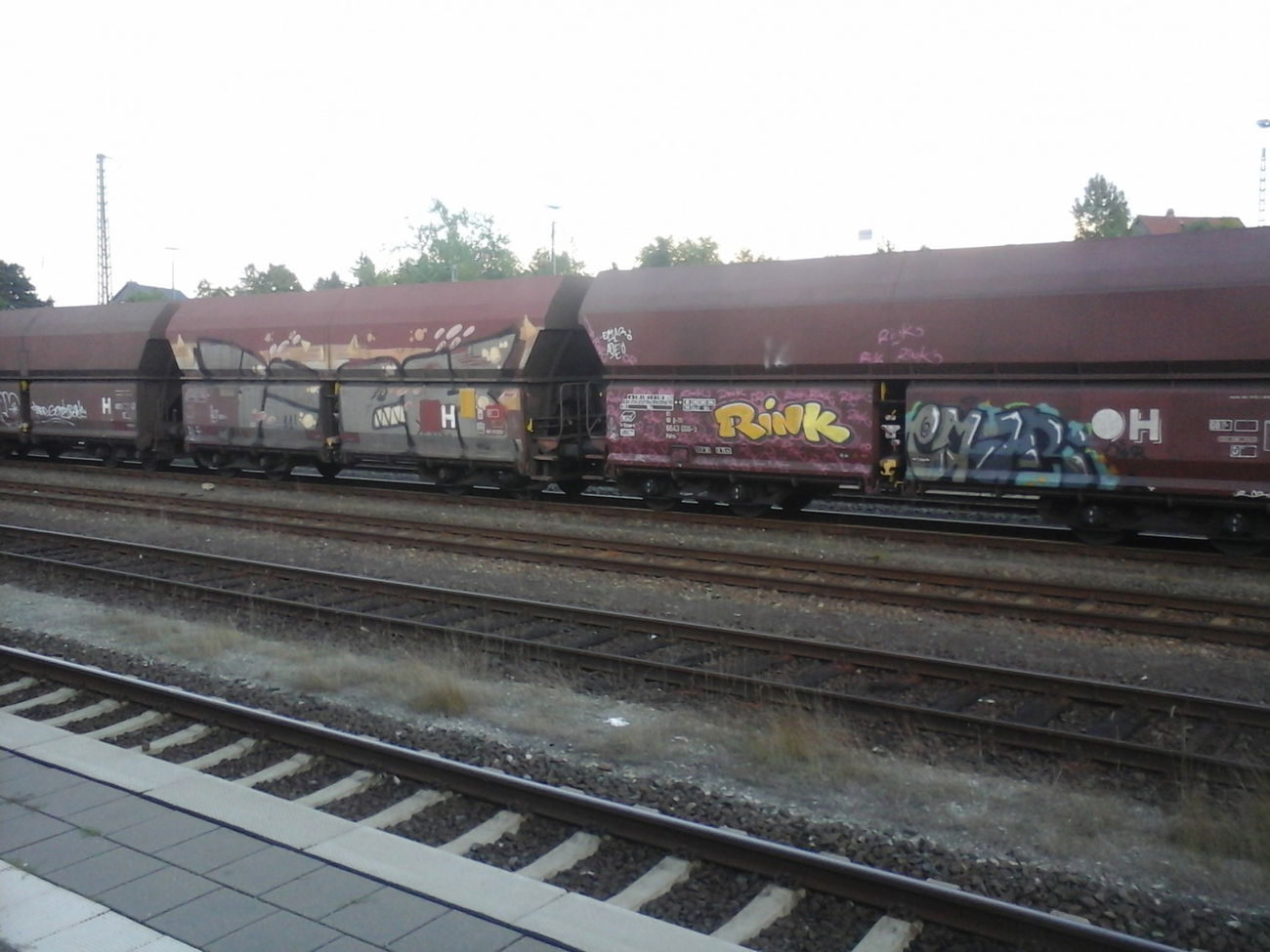 Graffiti Train - Photo by DerKoeter - rink, cargo, helmstedt