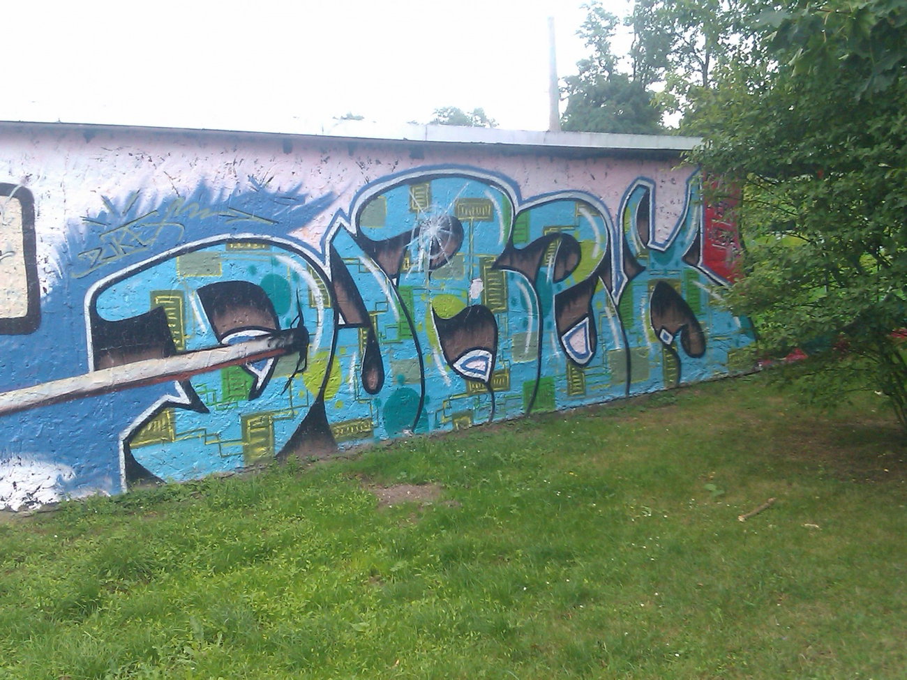 Graffiti Wall - Photo by DerKoeter - durex, magdeburg