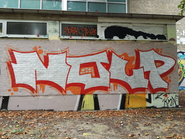 Graffiti Wall - Photo by DerKoeter - halloffame, haupthall, schöningen (2016)