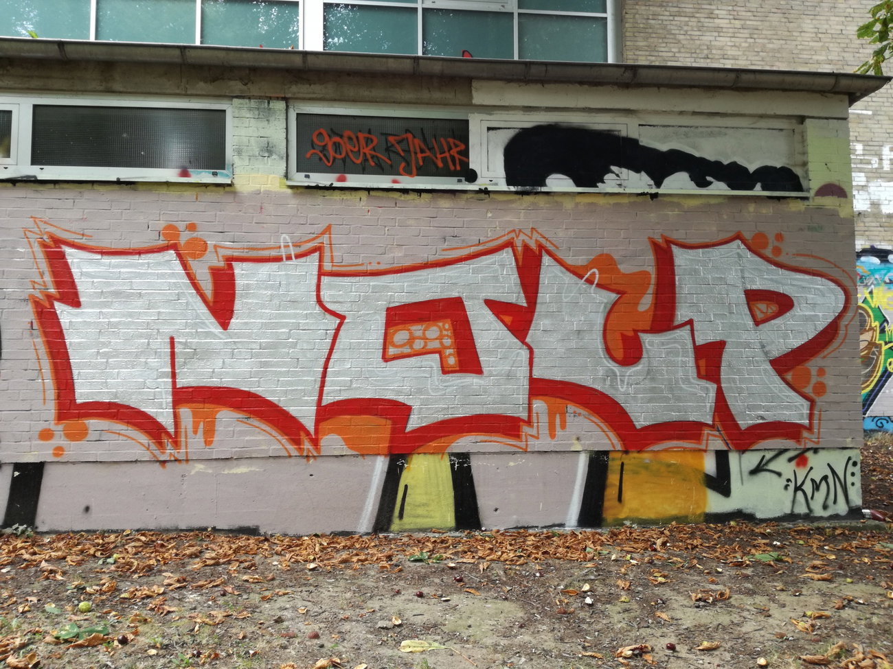 Graffiti Wall - Photo by DerKoeter - halloffame, haupthall, schöningen (2016)