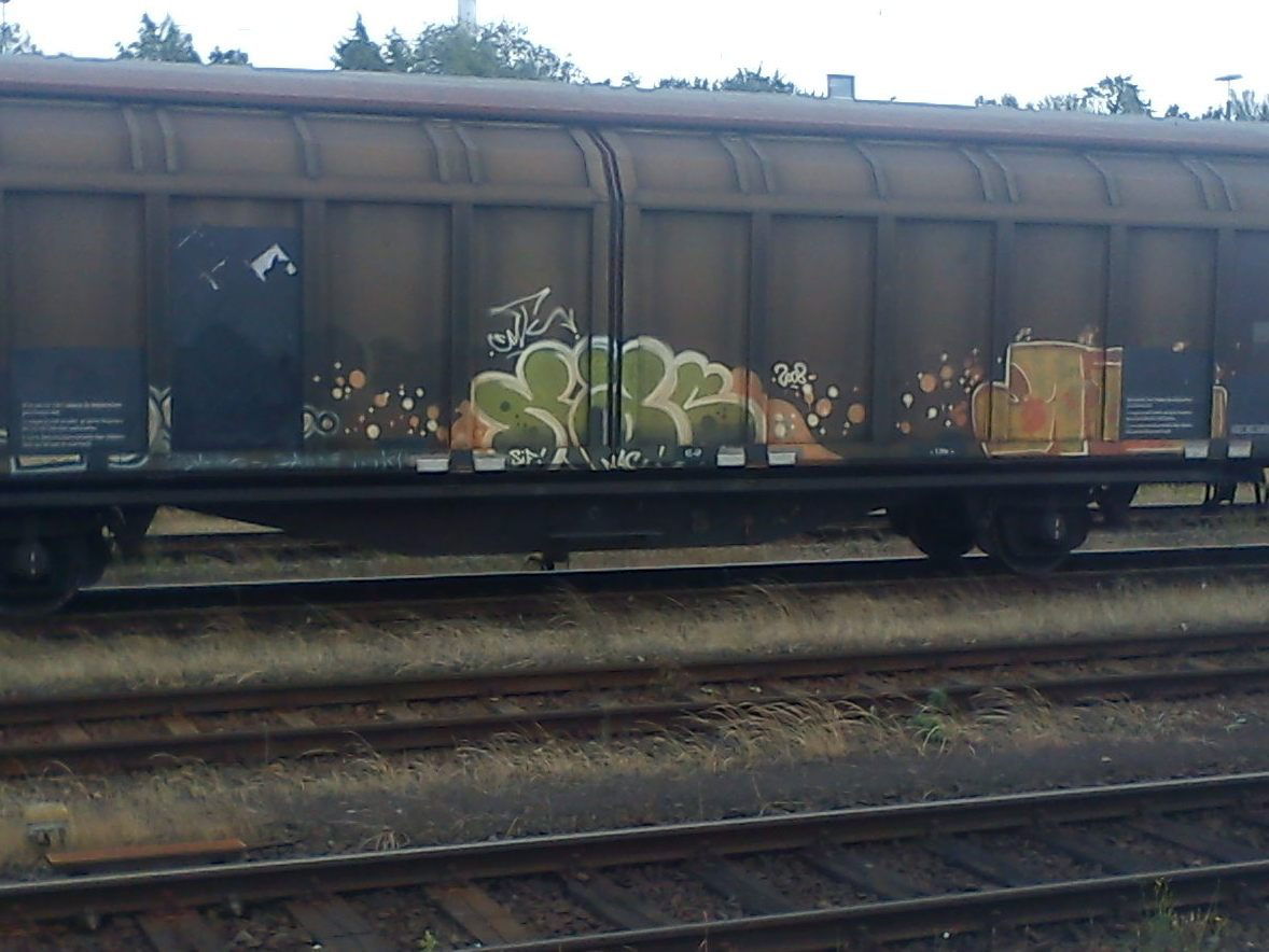 Graffiti Train - Photo by DerKoeter - cargo, helmstedt, nac (2008)