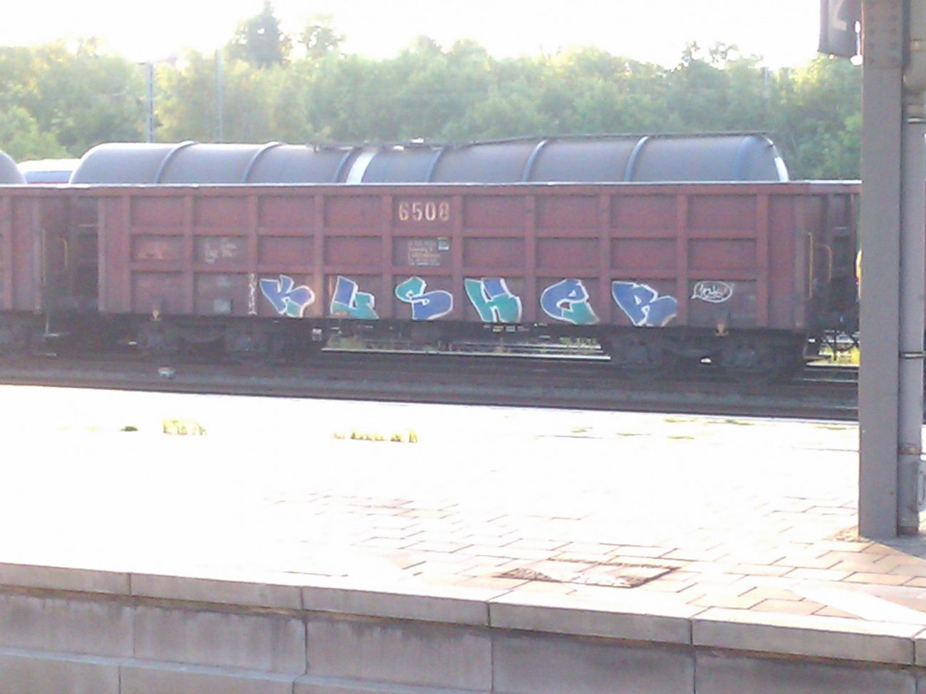 Graffiti Train - Photo by DerKoeter - kusher, cargo, helmstedt