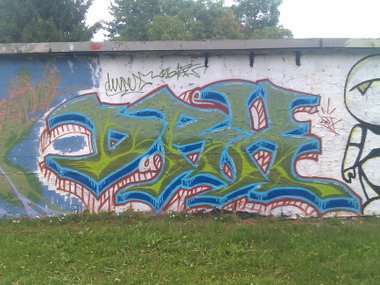 Graffiti Wall - Photo by DerKoeter - durex, drx, magdeburg