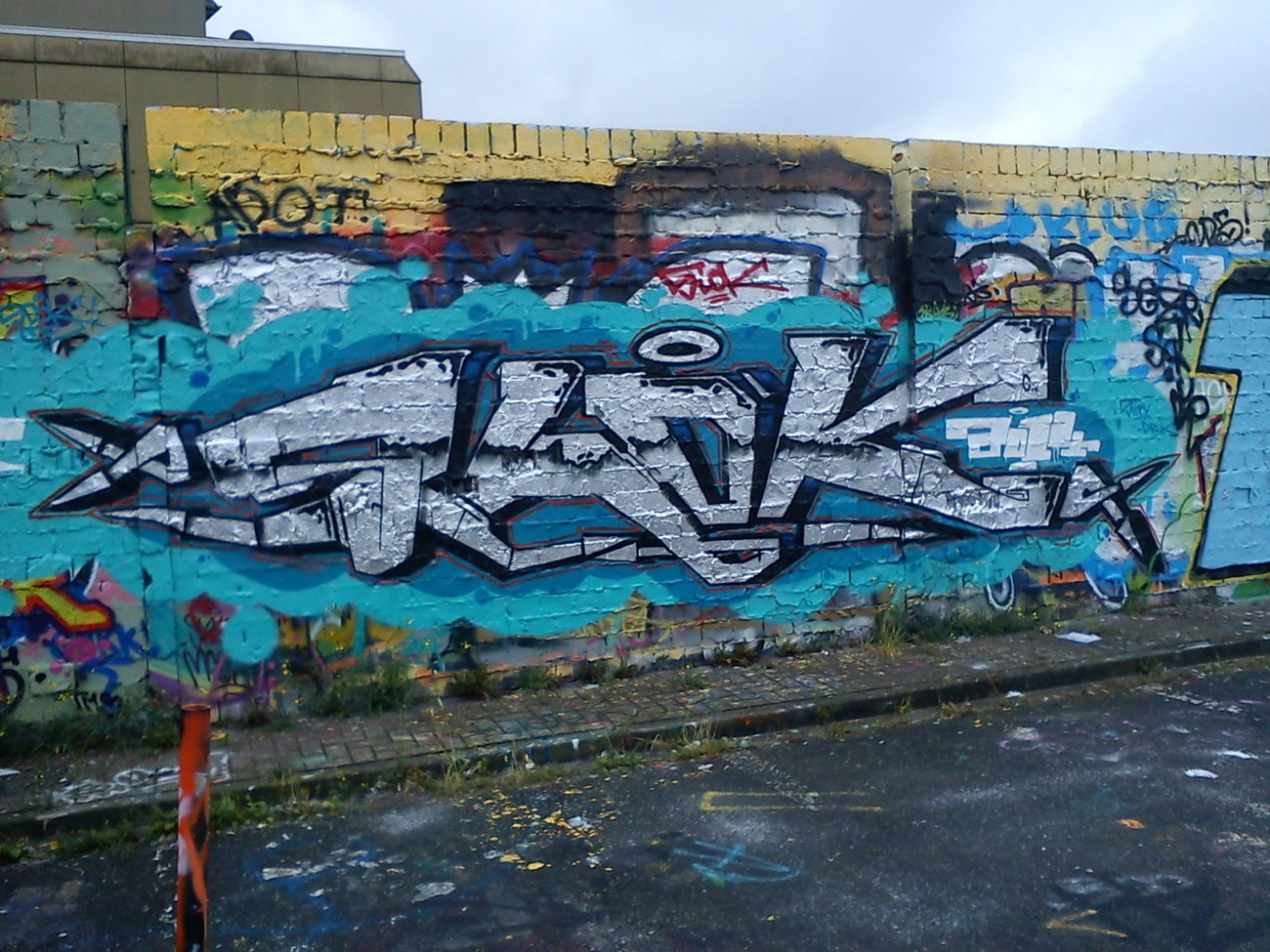 Graffiti Wall - Photo by DerKoeter - shok, braunschweig (2014)