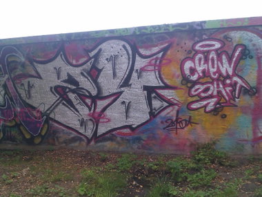 Graffiti Wall - Photo by DerKoeter - 24, 24er, crew (2015)