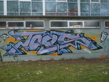 Graffiti Wall - Photo by DerKoeter - toos, haupthall, schöningen (2015)