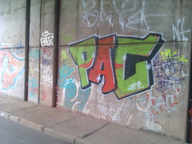 Graffiti Wall - Photo by DerKoeter - pac, magdeburg (2009)