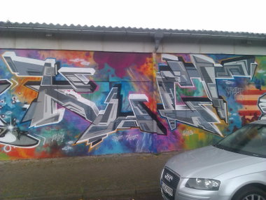 Graffiti Wall - Photo by DerKoeter - kult, magdeburg, legal