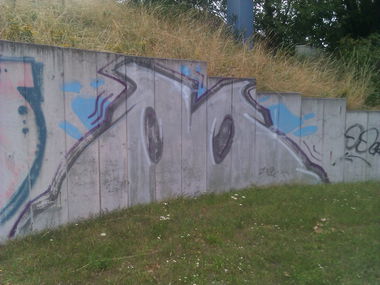 Graffiti Bombing - Photo by DerKoeter - oo, ohoh, crew