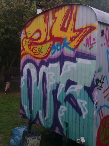 Graffiti Wall - Photo by DerKoeter - oo, ohoh, crew