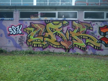 Graffiti Wall - Photo by DerKoeter - cair, haupthall, schöningen (2014)