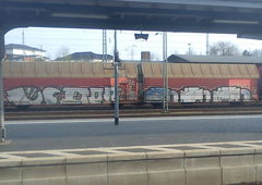 Graffiti Train - Photo by DerKoeter - cargo, helmstedt, üf