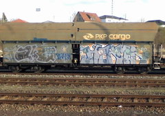Graffiti Train - Photo by DerKoeter - cargo, helmstedt