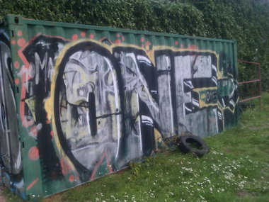 Graffiti Wall - Photo by DerKoeter - one, magdeburg