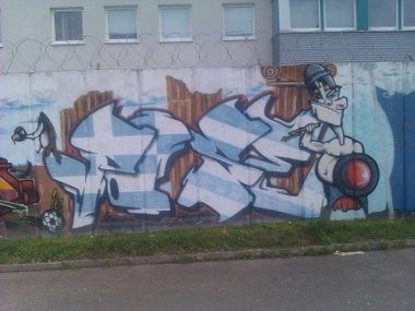 Graffiti Wall - Photo by DerKoeter - pose, magdeburg