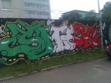 Graffiti Wall - Photo by DerKoeter - smek, magdeburg