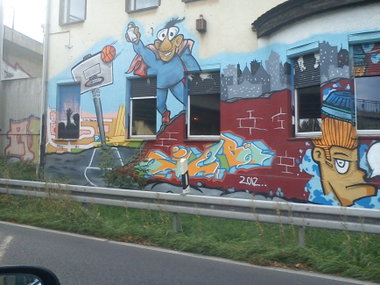 Graffiti Wall - Photo by DerKoeter - magdeburg, jfz (2012)