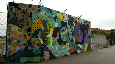 Graffiti Wall - Photo by DerKoeter - berlin, legal (2015)